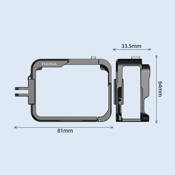 For Insta360 Ace HEPAIL AC-25 Metal Rabbit Cage Camera Frame Accessories