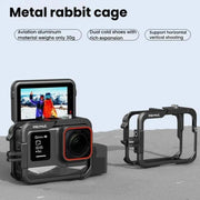 For Insta360 Ace HEPAIL AC-25 Metal Rabbit Cage Camera Frame Accessories