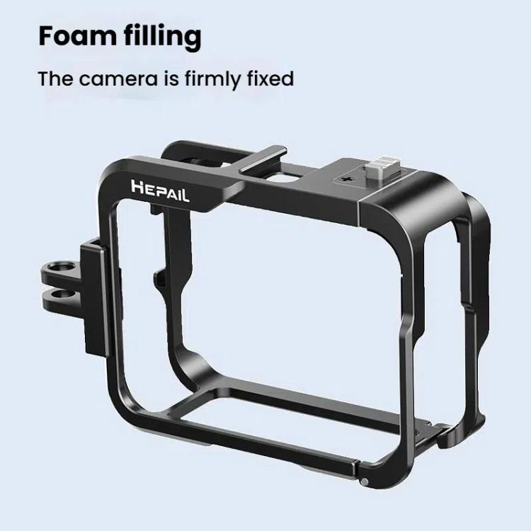 For Insta360 Ace Pro HEPAIL AC-26 Metal Rabbit Cage Camera Frame Accessories