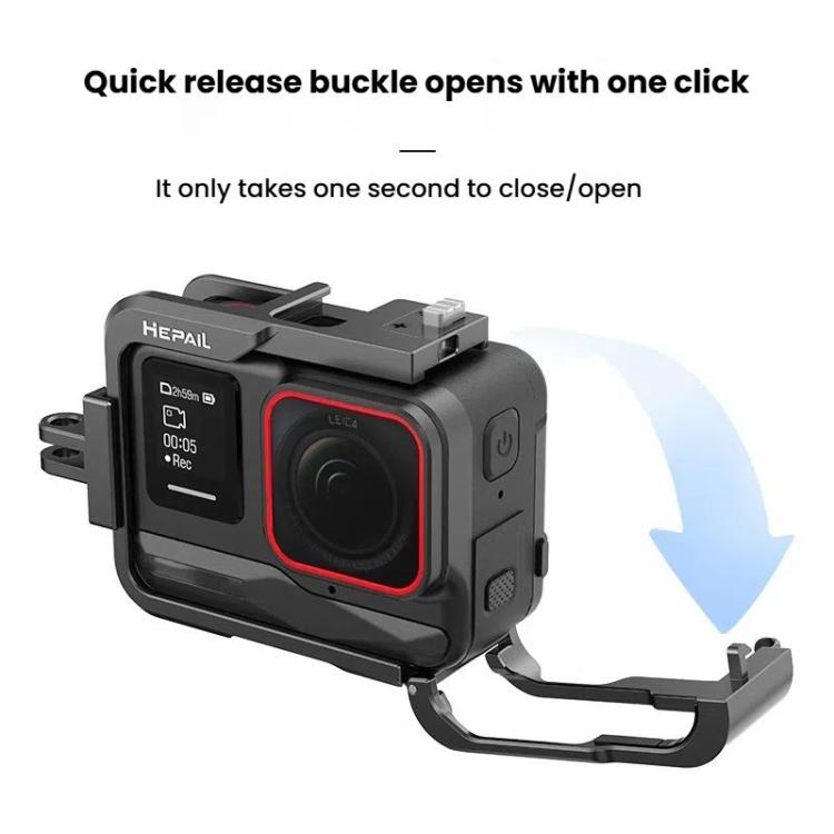 For Insta360 Ace HEPAIL AC-25 Metal Rabbit Cage Camera Frame Accessories