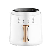 8L Air Fryer Household Multi-Function Large Capacity Oil-Free Electric Fryer, Color: White US Plug