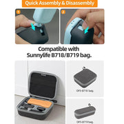 For DJI Osmo Pocket 3 Sunnylife OP3-K990 Protective Cover Body Filter Storage Top Cover Protective Case(Blue)