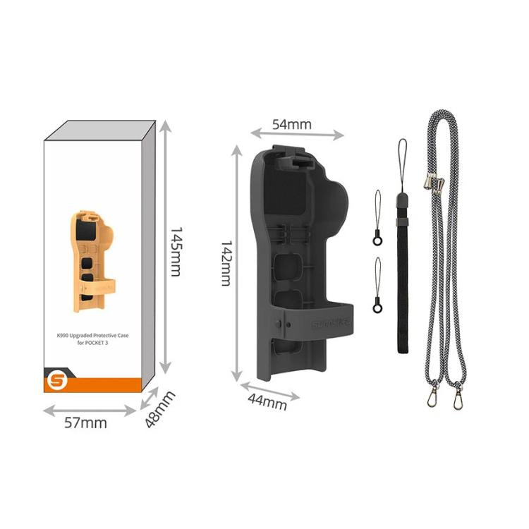 For DJI Osmo Pocket 3 Sunnylife OP3-K990 Protective Cover Body Filter Storage Top Cover Protective Case(Blue)