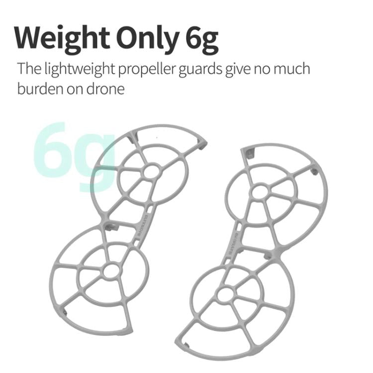 For DJI NEO Sunnylife NE-KC863 Paddle Blade Protective Cover Anti-Collision Ring(Gray)
