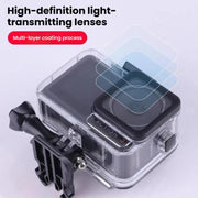 For DJI Osmo Action 3/4/5 Water-resistant Case 5m Underwater Touchscreen Dive Housin(Transparent)