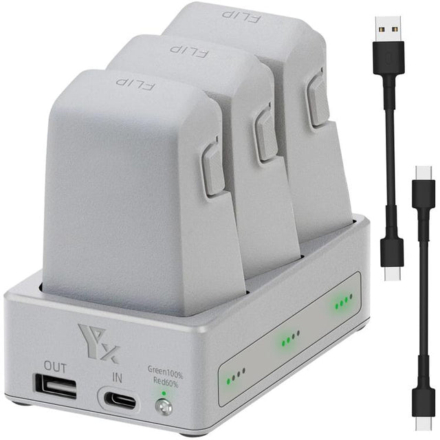 For DJI Flip YX 3-Way Charger Bidirectional Battery Management System