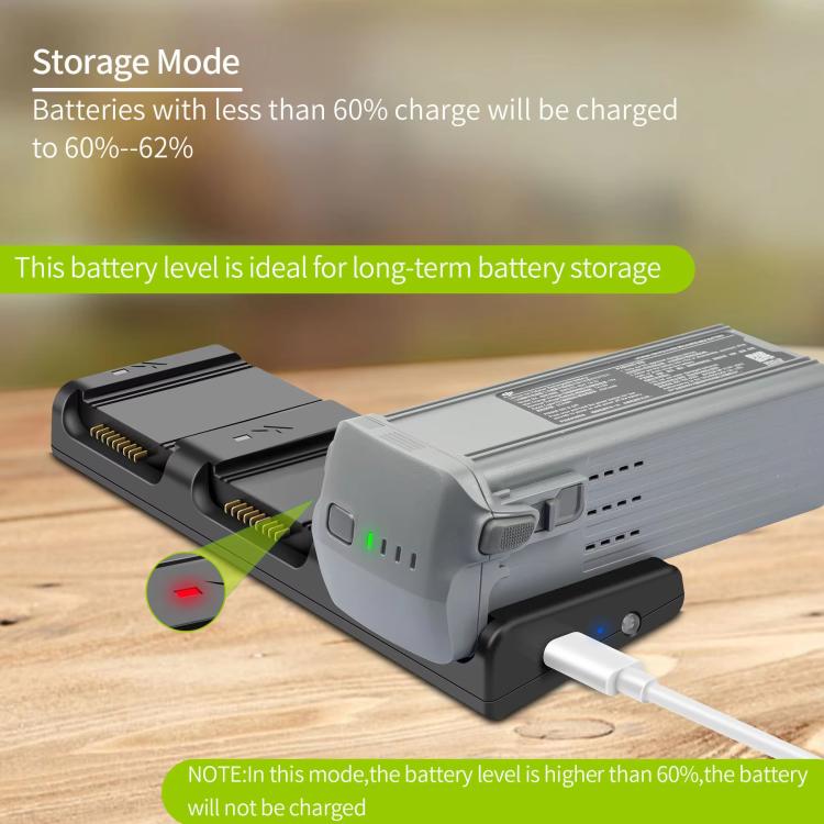 For DJI Air 3/Air 3S Battery Charger YX 3-way Charging Butler Drone Accessories