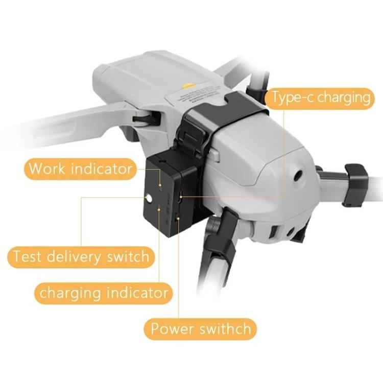 For DJI Mavic Air 2 Drone YX Airdrop System Rechargeable Thrower Load 500g