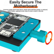 RELIFE RL-601L Mini Rotary Mobile Phone Motherboard Repair Multi-Use Card Holder High Temperature Resistant Fixed Card Slot