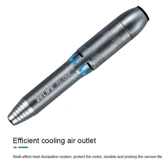 RELIFE RL-068 Speed-adjustable Handheld Grinding Pen Rust Removal Polishing Motherboard Repair Electric Grinder