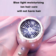 High-Speed Hair Dryer Salon & Home Blow Dryer with Blue Light Ionic Technology EU Plug(Gradient Pink)