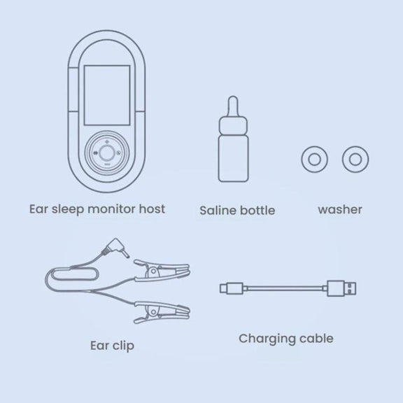M008 Ear Clip Sleep Aid Device Smart Microcurrent Pulse Pressure Relief Sleep Device