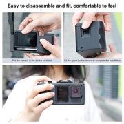 Street Vlogging Handle For GoPro HERO13 Black / 12 Black / 11 Black / 10 Black / 9 Black(Black)