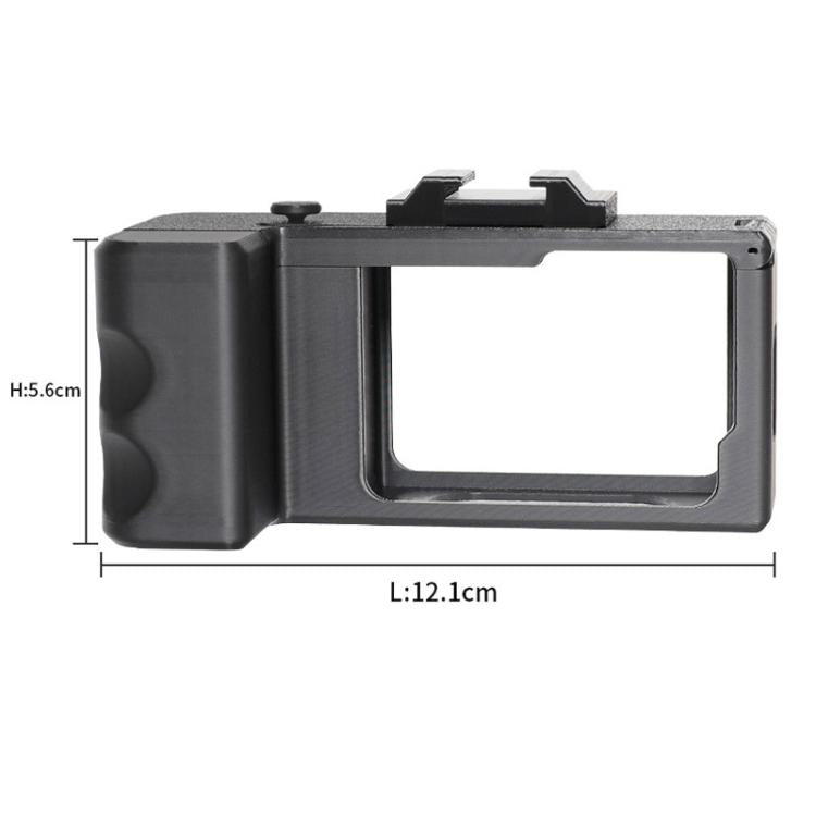 Street Vlogging Handle For GoPro HERO13 Black / 12 Black / 11 Black / 10 Black / 9 Black(Black)