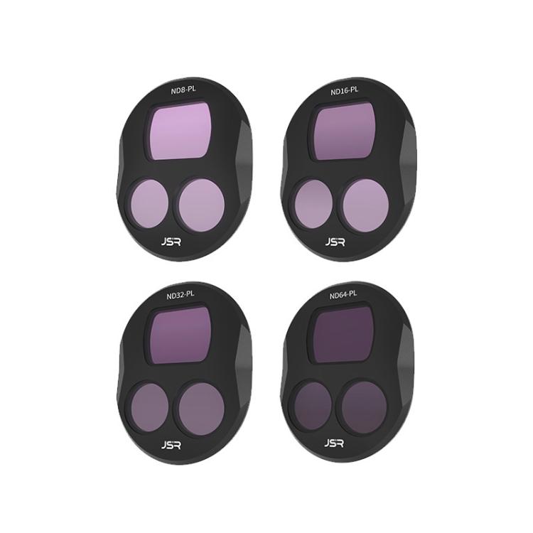 For DJI Mavic 4 Pro JSR Filter Lens Protector, Style: ND8PL+ND16PL+ND32PL+ND64PL
