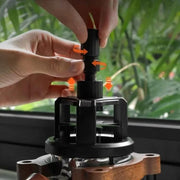 58mm Rotating Magnetic WDT Tool for Espresso Adjustable Height Coffee Needle Distributor Coffee Grounds Fluffing Tool