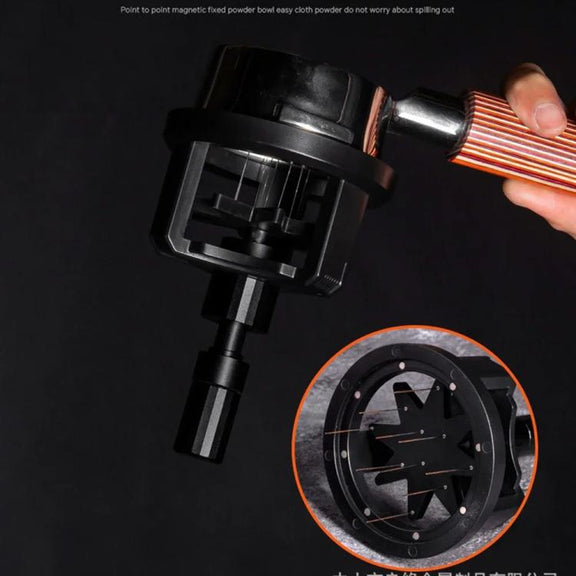 53mm Rotating Magnetic WDT Tool for Espresso Adjustable Height Coffee Needle Distributor Coffee Grounds Fluffing Tool