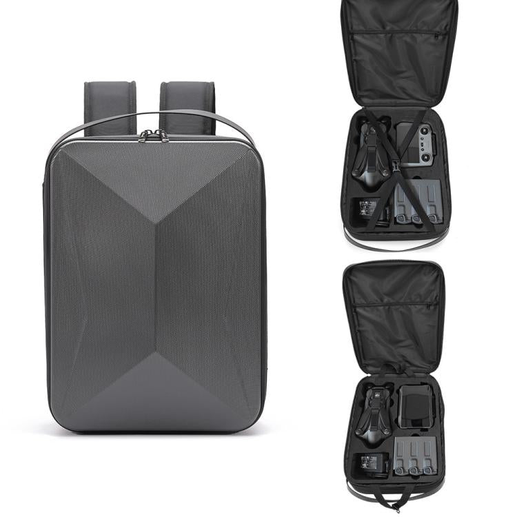 For DJI Mavic 4 Pro Fly More Combo / Creator Combo BKANO Hard Shell Backpack Storage Bag(Black)