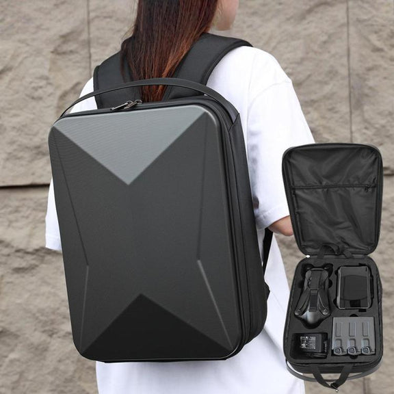 For DJI Mavic 4 Pro Fly More Combo / Creator Combo BKANO Hard Shell Backpack Storage Bag(Black)