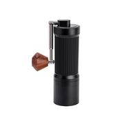 Seven Stars Manual Coffee Grinder CNC Stainless Steel Burr Foldable Hand Crank Mill for Coffee Beans(Black)