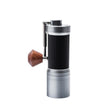 Seven Stars Manual Coffee Grinder CNC Stainless Steel Burr Foldable Hand Crank Mill for Coffee Beans(Silver) - free shipping - PMC TechLife - Order now!