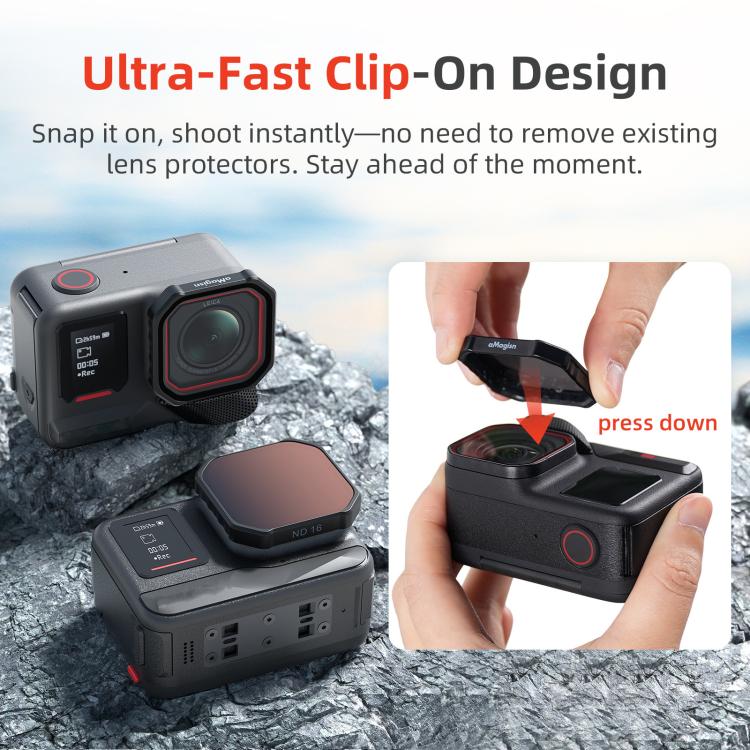 For Insta360 Ace Pro / Ace Pro 2 aMagisn AC28 Filter, Spec: CPL+ND8+ND16+ND32