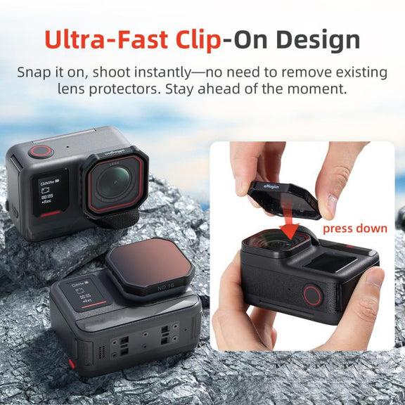 For Insta360 Ace Pro / Ace Pro 2 aMagisn AC28 Filter, Spec: CPL+ND8+ND16+ND32