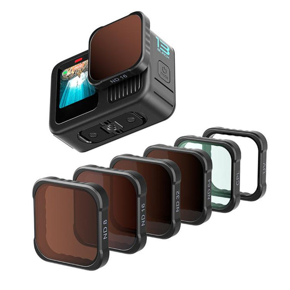 aMagisn AP26 Filter For GoPro HERO13 Black / 12 Black / 11 Black / 10 Black / 9 Black / 11Mini Black, Spec: CPL