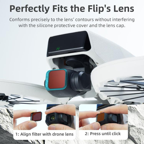 For DJI Flip aMagisn Filter Lens Accessories, Spec: ND8+ND16+ND32+ND64