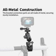 aMagisn HM10 For Insta360, DJI, GoPro Cameras Metal Arm Clamp Holder Cycling Clamp Bracket