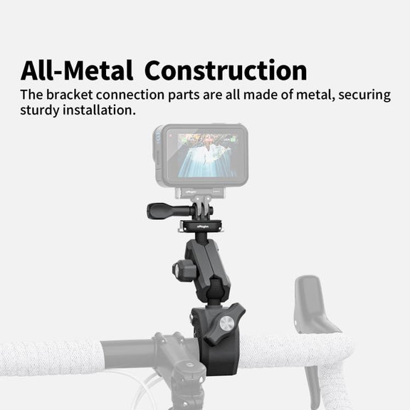 aMagisn HM10 For Insta360, DJI, GoPro Cameras Metal Arm Clamp Holder Cycling Clamp Bracket