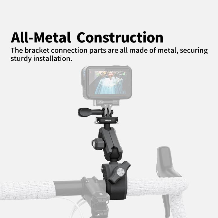 aMagisn HM07 For Insta360, DJI, GoPro Cameras Metal Arm Clamp Holder Cycling Bracket