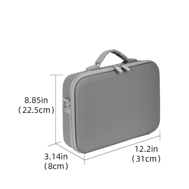 For Insta360 X5 Flymile All-in-One Storage Shoulder Bag Durable PU + Lycra Material Carrying Case(Gray)