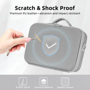 For Insta360 X5 Flymile All-in-One Storage Shoulder Bag Durable PU + Lycra Material Carrying Case(Gray)