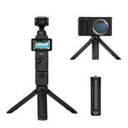 Flymile Extendable Mini Tripod With 1/4-Inch Screw For Action Cameras Nut Adapter Set