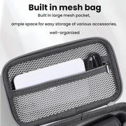 For DJI OSMO Mobile 7/7P BRDRC Mobile Panel Handheld Storage Bag(Gray)