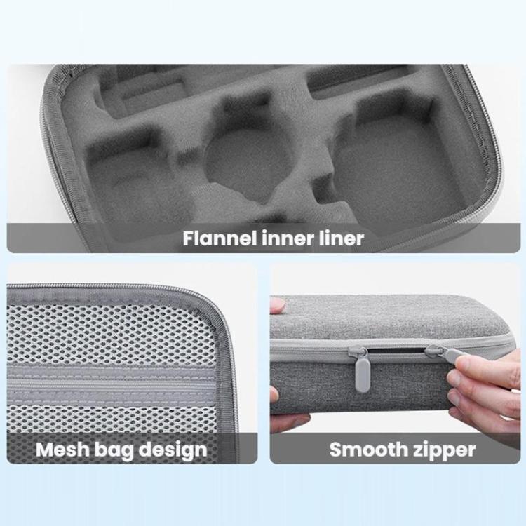 For Insta360 GO3 BRDRC Protection Portable Storage Bag(Gray)