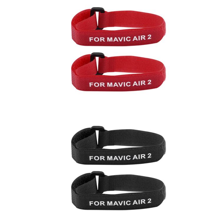 For DJI MAVIC AIR 2 BRDRC Drone Propeller Straps(Red+Black)