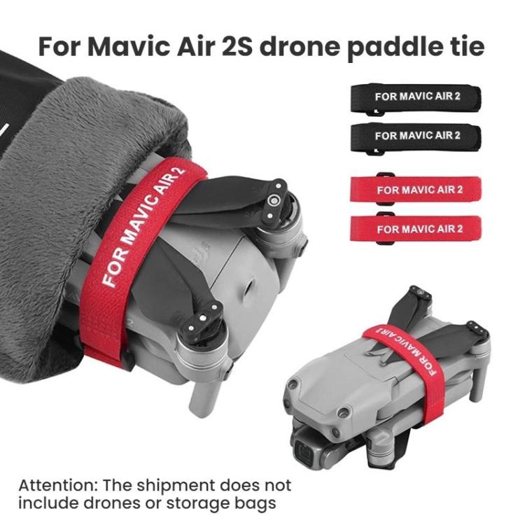 For DJI MAVIC AIR 2 BRDRC Drone Propeller Straps(Black)
