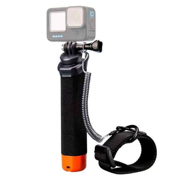 Floating Hand Grip For GoPro/DJI/Insta360 Action Camera Water-resistant Buoyant Handle With Anti-Loss Steel Cable