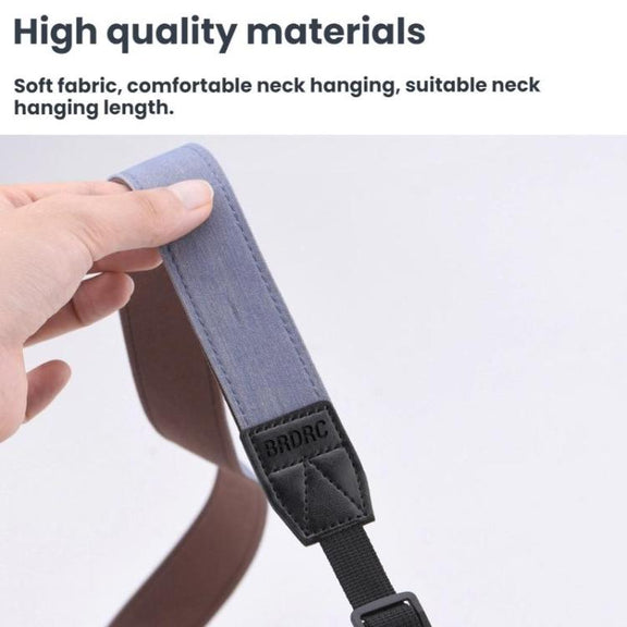 For DJI MINI 3/4 PRO/MAVIC 3 Classic BRDRC Screen Remote Control Strap(Gray/Brown)