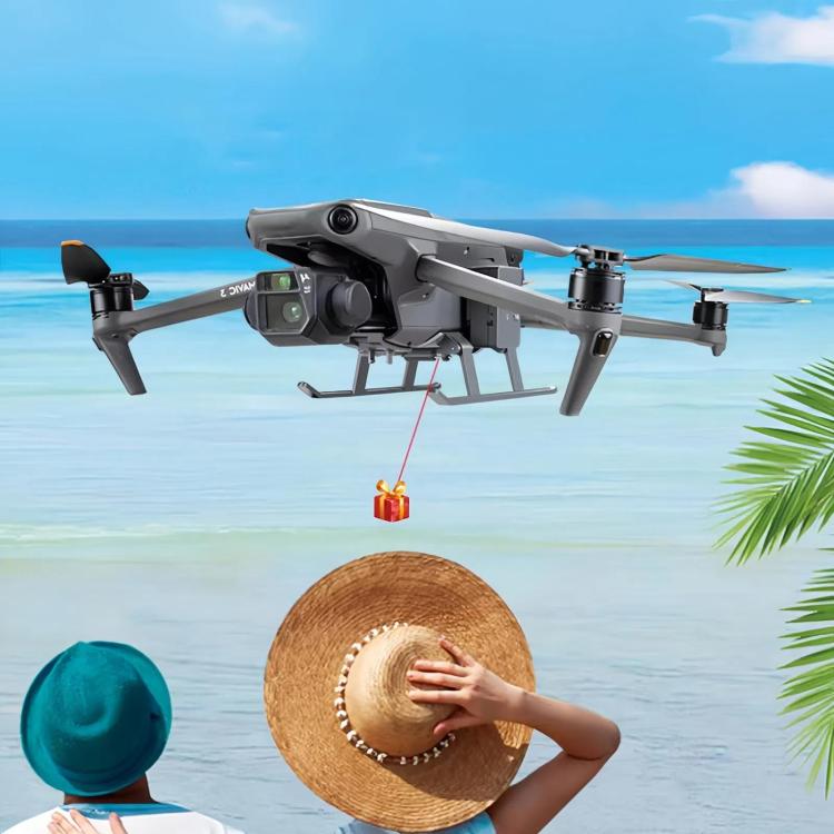 For DJI Mavic 3 Drone YX Airdrop System Rechargeable Thrower Load 500g(Gray)