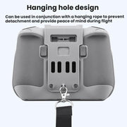 For DJI Mavic Air 2/Mavic 3 Pro BRDRC Remote Control Hood + Hanging Belt(2pcs /Set)