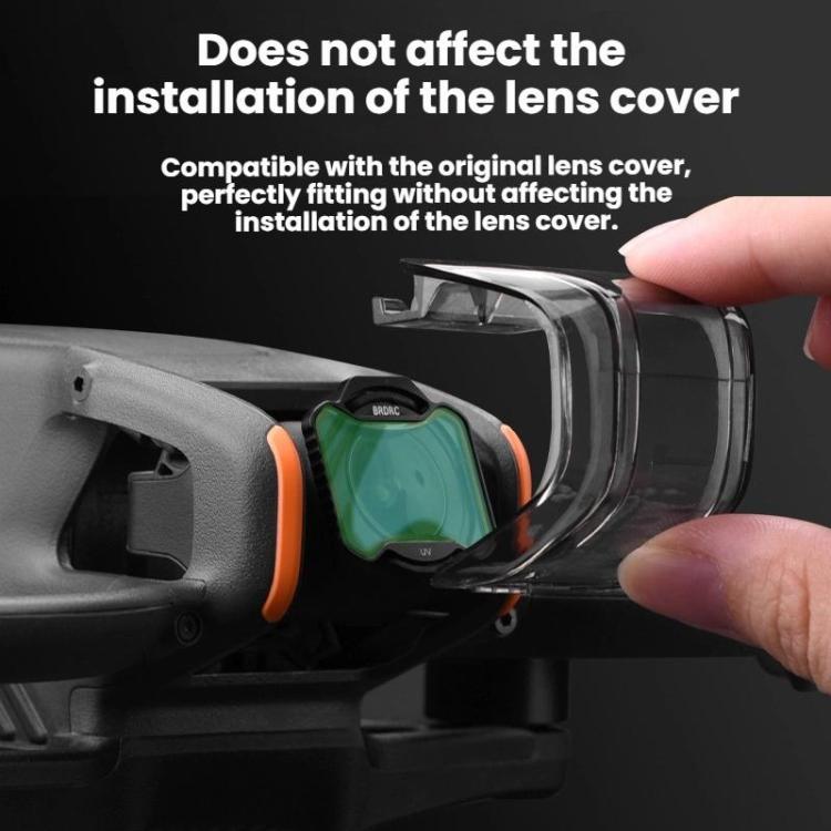 For DJI Avata 2 BRDRC Aluminum Frame Filter Accessories, Specification: ND8+ND16+ND32+ND64