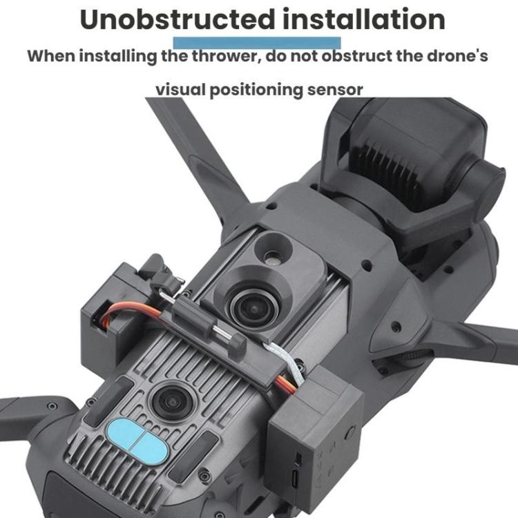 For DJI MAVIC 3/3 PRO BRDRC Drone Aerial Thrower(Dark Gray)