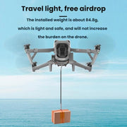For DJI AIR 3S/AIR 3 BRDRC Drone Airdrop Accessories(Dark Gray)