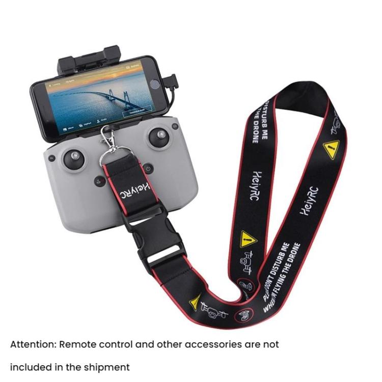 For DJI MINI 4 PRO/Mavic 3/AIR 3/NEO BRDRC Remote Control Widened Lanyard(Red Edge)