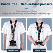 For DJI MINI 4 PRO/Mavic 3/AIR 3/NEO BRDRC Remote Control Widened Lanyard(Red Edge)