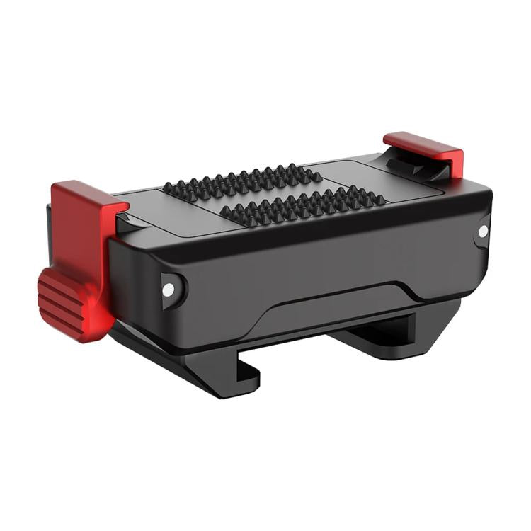 For DJI Osmo Action 5 Pro/Action 4/Action 3 Magnetic Quick Release Adapter with Cold Shoe Mount Base(Black)