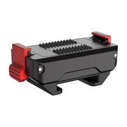 For DJI Osmo Action 5 Pro/Action 4/Action 3 Magnetic Quick Release Adapter with Cold Shoe Mount Base(Black)